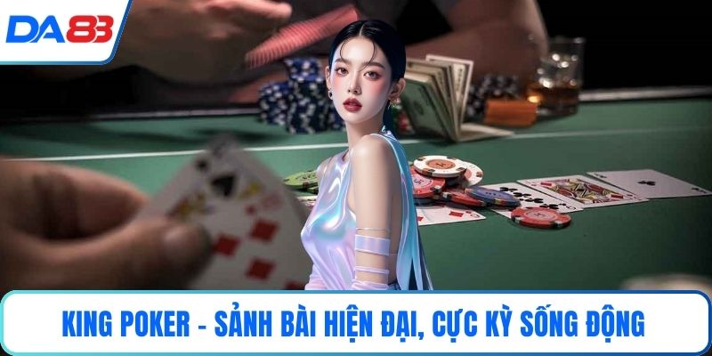 King poker – Sảnh bài hiện đại, cực kỳ sống động