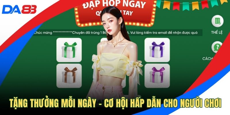 Tặng thưởng mỗi ngày